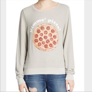 Gimme Pizza Wildfox Sweatshirt